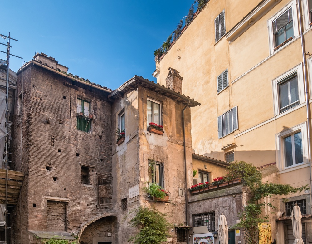 edifici tipici del ghetto roma